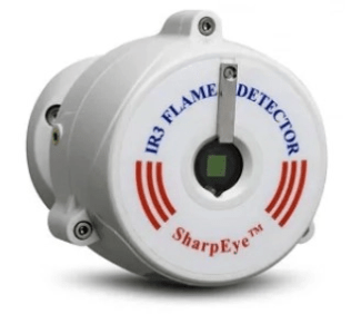 Rivelatore di fiamma a triplo ir con contenitore i