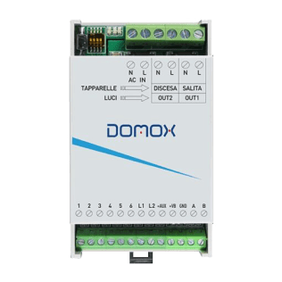 Modulo domotico per gestioni tapparelle/serrande s