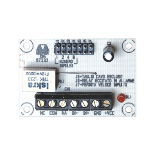 Scheda di analisi per contatti a fune