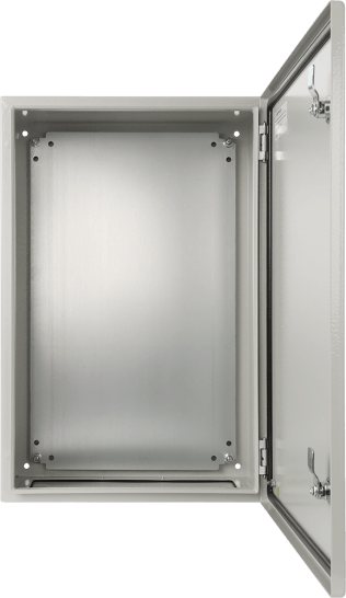 Contenitore metallo ip66 con piast 400 × 600 × 2