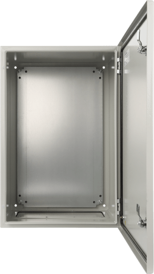 Contenitore metallo ip66 con piast 400 × 600 × 3