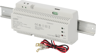 Alimentatore con c.batt din 13,8vcc 5a