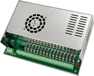 Alimentatore 12vcc 4 uscite x 1a con fusibile