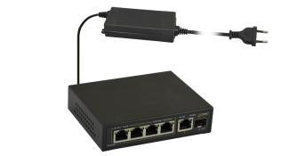 Switch poe a 6 porte per 4 telecamere ip