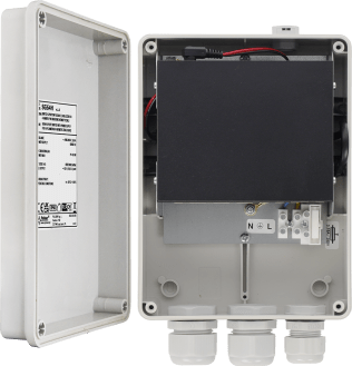 Switch a 6 porte con alim per 4 tc ip ermetico