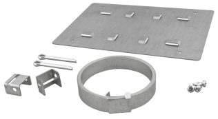 Staffa monaggio a palo extender h