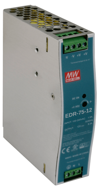 Alimentatore din edr 12v/75w/6.3a