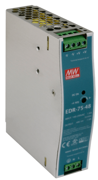 Alimentatore din edr 48v/75w/1.6a