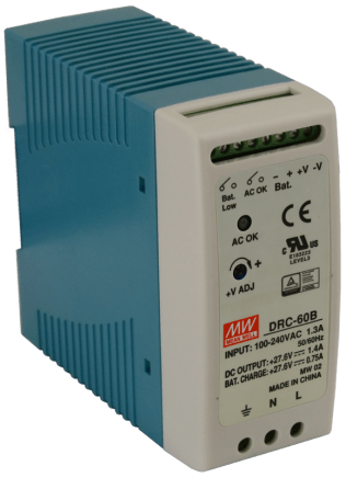 Alimentatore din drc 27.6v/60w/1.4a/0.75a