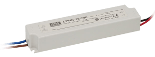 "alimentatore per led lphc 6-25v/18w/700ma