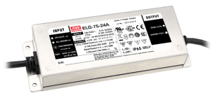 Alimentatore per led elg 48v/75w/1.6a