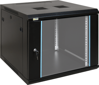 Rack 9u assemblato 600×503×600 - parete
