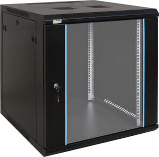 Rack 12u assemblato 600×636×600 - parete