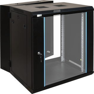 Rack 12u doppia sezione assemblato 600x635x600