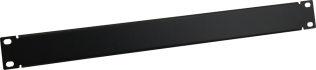 Pannello frontale 1u - nero