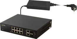 Switch rk 12 ports 8xpoe + 2xuplink + 2xuplink sfp