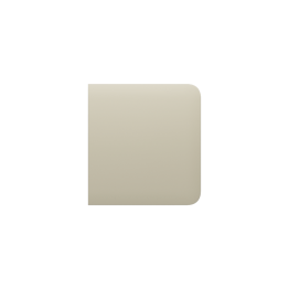 Sidebutton (1-gang/2-way) [55] asp ivory tasto pe
