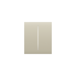 Centerbutton (2-gang) [55] asp ivory centerbutton