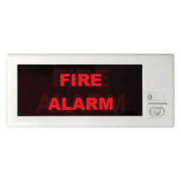Scritta aggiuntiva fire alarm