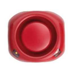 Sirena rossa con led bianchi ip65