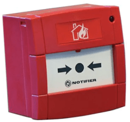 Pulsante manuale indirizzato di colore rosso a mem