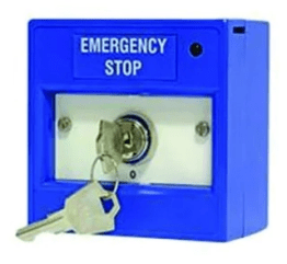 Comando a chiave da parete, 2 posizioni. con scato