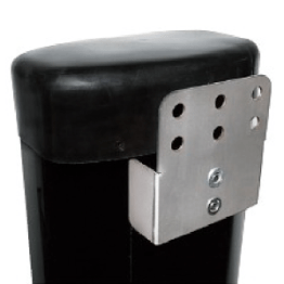 Staffa per fissaggio accessori esterni (telecamer