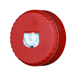 Solista lx lampeggiante da parete corpo rosso, lam