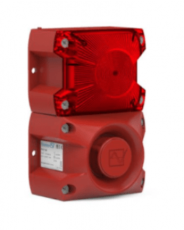 Sirena interno/esterno 100 db combinata con lampae