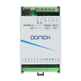 Modulo domotico per gestioni tapparelle/serrande s