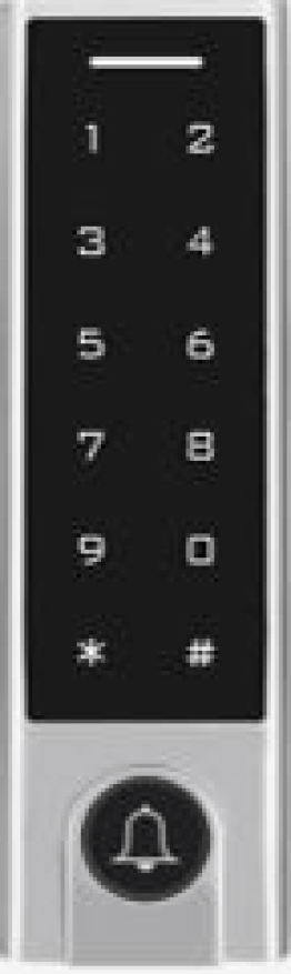 Terninale autonomo con campanello, card mifare