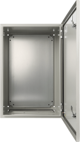 Contenitore metallo ip66 con piast 400 × 600 × 3