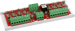 Modulo fusibili 2in/8out