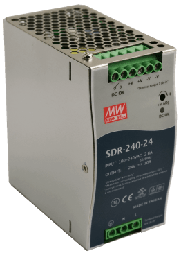 Alimentatore din sdr 24v/240w/10a