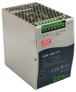 Alimentatore din sdr 24v/480w/20a