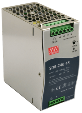 Alimentatore din sdr 48v/240w/5a