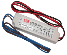 Alimentatore per led lpc 9-48v/20w/350ma