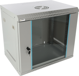 Rack 9u assemblato 540x501x400 - parete - nero