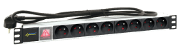 Barra alimentazione 230vac, 8 sockets