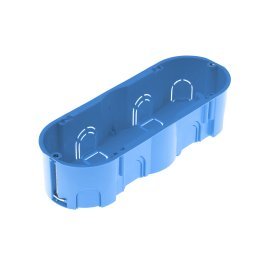 Scatola di deriv. per pareti in cartong. 6 posti