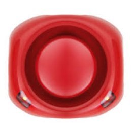 Sirena rossa con led bianchi ip21