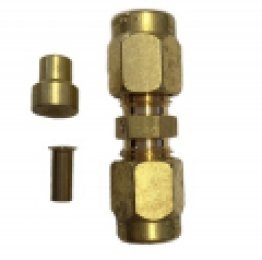 Set in ottone per terminazione tubo in teflon (sj6