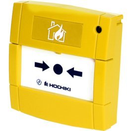 Pulsante incendio convenz. ip67 giallo