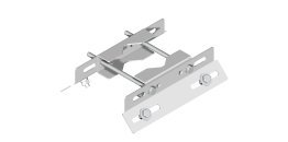 Supporto con doppia staffa 300 mm inclinata a 45°