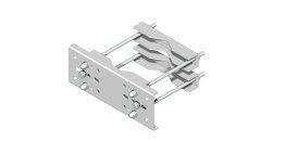 Supporto pesante con staffa 380x140x2 mm - interas