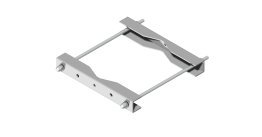 Ganasce 250x50x45 mm per pali Ø 60 ÷ 200 mm - in