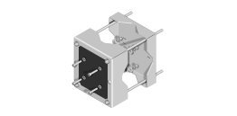 Supporto a ganasce per pali Ø 60 ÷ 120 mm con pa