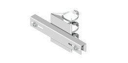 Supporto con tripla fascetta per pali Ø 60 ÷ 90