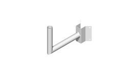 Supporto da angolo sbraccio orizzontale a gomito