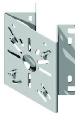 Staffa ad angolo/parete con frontale preforato 120